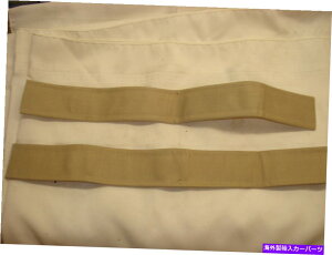 y \tggbvJo[AEBhEXgbvA^yABVB 54-55Rxbg Soft Top Cover Rear Window Strap, Tan Pair. New. 54-55 Corvette