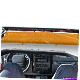 幌 ジープラングラー97-06スタインジャガーテディフロントシートオレンジトップソーラースクリーン For Jeep Wrangler 97-06 Steinjager Teddy Front Seats Orange Top Solar Screen
