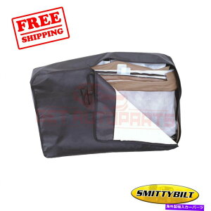 �y Smittybilt�\�t�g�g�b�v�E�B���h�E�X�g���[�W�o�b�O�u���b�NSMI595101 Smittybilt Soft Top Window Storage Bag Black SMI595101�y���s�A���i�z