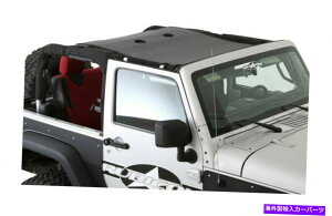 �y Smittybilt Cloak�́AWrangler JK 2dr�̂��߂Ƀr�L�j�̃g�b�v�u���b�N���b�V�����g�����܂����B 95100 Smittybilt CLOAK Extended Bikini Top-Black Mesh, for Wrangler JK 2dr.; 95100�y���s�A���i�z