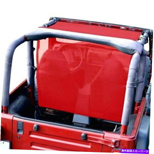 �y Jeep Wrangler 97-06 Steinjager J0043634 Teddy Truckster Red Top Solar Screen For Jeep Wrangler 97-06 Steinjager J0043634 Teddy Truckster Red Top Solar Screen�y���s�A���i�z