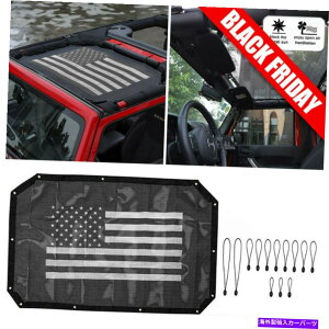 y ubNUVTVF[hrLj2007-2018̃gbvbVJo[W[vO[JKB Block UV Sun Shade Bikini Top Mesh Cover For 2007-2018 Jeep Wrangler JK JKU #B