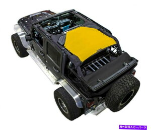 y SpiderWebshadebVrLjgbvCG[AJK4drB SWS-SHDTOP-01-JK4D-REAR-ILLW SpiderWebShade Mesh Bikini Top-Yellow, for JK 4dr.; SWS-SHDTOP-01-JK4D-REAR-YLW