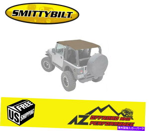 �y Smittybilt�g���r�L�j�g�b�v-97-06 Jeep Wrangler TJ 93617�̃X�p�C�X Smittybilt Extended Bikini Top - Spice For 97-06 Jeep Wrangler TJ 93617