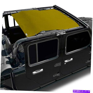 �y Jeep Gladiator 2020-2022 Steinjager j0049327�e�f�B�C�G���[�g�b�v�\�[���[�X�N���[�� For Jeep Gladiator 2020-2022 Steinjager J0049327 Teddy Yellow Top Solar Screen�y���s�A���i�z