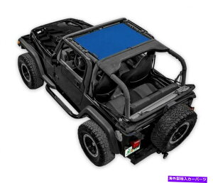 y Jeep TJpSpiderWebshadebVrLjgbvu[B SWS-SHDKNI-01-TJ-BLU SpiderWebShade Mesh Bikini Top-Blue, for Jeep TJ; SWS-SHDKNI-01-TJ-BLU