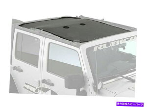 幌 Smittybilt Cloakは、Wrangler JK 4drのためにビキニのトップブラックメッシュを拡張しました。 95500 Smittybilt CLOAK Extended Bikini Top-Black Mesh, for Wrangler JK 4dr.; 95500