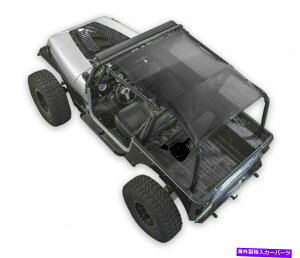 y Jeep YJpSpiderWebshadebVrLjgbvubNB SWS-SHDTOP-01-YJ-BLK SpiderWebShade Mesh Bikini Top-Black, for Jeep YJ; SWS-SHDTOP-01-YJ-BLK