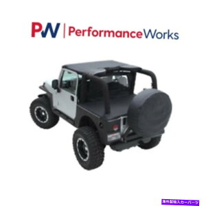 �y SMITTYBILT 93335�W���g�b�v�u���b�N�_�C�������h97-06�W�[�vTJ�X�g���b�v���X�f�U�C�� Smittybilt 93335 Standard Top Black Diamond For 97-06 Jeep TJ Strapless Design�y���s�A���i�z