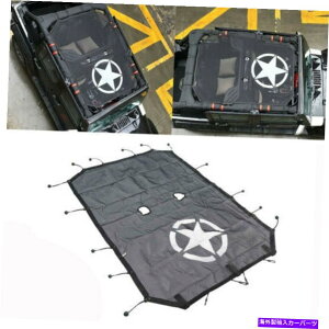 y TVF[hUVی상bVTVF[hW[vO[JK 07-16 4DOOR̃gbvJo[ Sunshade UV Protection Mesh Sun Shade Top Cover for Jeep Wrangler JK 07-16 4Door