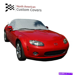 �y RP121G MAZDA MIATA MX5 MK3�R���o�[�`�u���\�t�g�g�b�v���[�t�n�[�t�J�o�[-2006?2015 RP121G Mazda Miata MX5 Mk3 Convertible Soft Top Roof Half Cover - 2006 to 2015