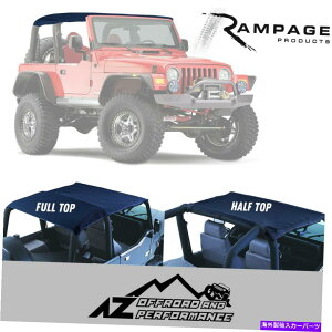 y Rampage Combo BriefTopper- 1997N2006ÑubNfjW[vO[TJ 94215r Rampage Combo Brief & Topper - Black Denim for 1997-2006 Jeep Wrangler TJ 94215R
