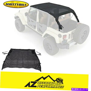 y Smittybilt Mesh 2007-2009 Jeep Wrangler JK 4hÃgbvubNbVg Smittybilt Mesh Extended Top Black Mesh For 2007-2009 Jeep Wrangler JK 4 Door