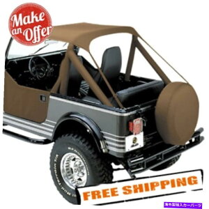 �y Bestop 52508-04 76-91 Jeep CJ7/CJ8/Wrangler YJ�p�̓`���I�ȃ^���r�L�j�g�b�v Bestop 52508-04 Traditional Tan Bikini Top for 76-91 Jeep CJ7/CJ8/Wrangler YJ�y���s�A���i�z