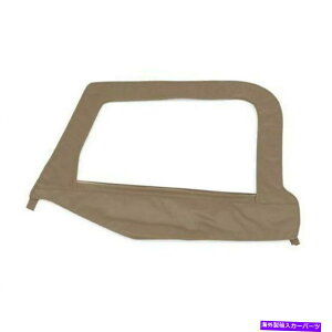 �y �����O���[TJ�p�̃t���[���X�p�C�X�t��Smittybilt�\�t�g�g�b�v�h�A�X�L���B 79417 Smittybilt Soft Top Door Skin w/ Frame-Spice, for Wrangler TJ; 79417�y���s�A���i�z