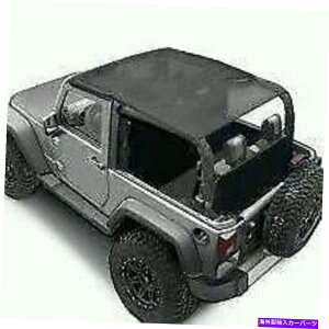 �y Smittybilt Mesh��10-18 Jeep Wrangler JK 2�h�A94200�̃g�b�v�u���b�N���g�����܂��� Smittybilt Mesh Extended Top Black For 10-18 Jeep Wrangler JK 2 Door 94200�y���s�A���i�z