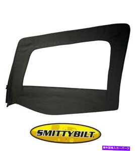 �y 87-95�p�̃t���[���t��Smittybilt�h���C�o�[�h�A�X�L��YJ 89415�u���b�N Smittybilt Driver Door Skin w/ Frame For 87-95 Jeep Wrangler YJ 89415 Black�y���s�A���i�z