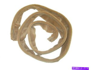 幌 1953-1957コルベットソフトトップ /コンバーチブルトップリアボウウェザーストリップベージュモヘア 1953-1957 Corvette Soft Top / Convertible Top Rear Bow Weatherstrip Beige Mohair