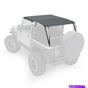 �y �g���\�t�g�g�b�v97-06�����O���[TJ�u���b�N�f�j���X�~�e�B�r���g Extended Soft Top 97-06 Wrangler TJ Black Denim Smittybilt�y���s�A���i�z