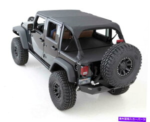 �y 07-16��Smittybilt JK�����O���[�W�[�v�g�m�[�J�o�[�̃u���b�N�_�C�������h�t�B�b�g761335 Smittybilt For 07-16 JK Wrangler Jeep Tonneau Cover in Black Diamond Fits 761335�y���s�A���i�z