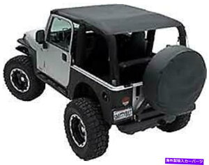�y 92-95�����O���[�iYJ�j�g���g�b�v�f�j���u���b�N92915��Smittybilt Smittybilt For 92-95 Wrangler (YJ) Extended Top Denim Black 92915�y���s�A���i�z