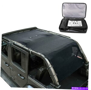 y tJo[bVUVTVF[hW[vO[JL JLU 4hÃ\tggbvJo[ Full Coverage Mesh UV Sun Shade Soft Top Cover For Jeep Wrangler JL JLU 4 Doors