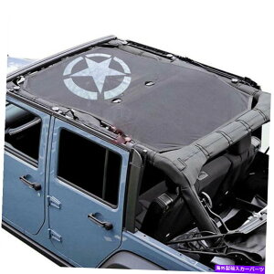 y 2007-2017̃TVF[hrLj\tggbvbVJo[W[vO[JK JK4hA SunShade Bikini Soft Top Mesh Cover For 2007-2017 Jeep Wrangler JK JKU 4-Door