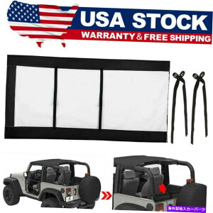 y 13100301 1976-2018̃\tggbvTChAEBhE[W[vO[CJ/YJ/TJ/JK 13100301 Soft Top Side Rear Window Roll For 1976-2018 Jeep Wrangler CJ/YJ/TJ/JK