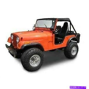 �y 1955-1975�W�[�vCJ5 M38A1�r�L�j�r�~�j�g�b�v�u���b�N�N���b�V��90501 1955-1975 Jeep CJ5 M38A1 Bikini Bimini Top Black Crush 90501�y���s�A���i�z