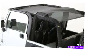 �y Smittybilt Cloak�g�����b�V���g�b�v�u���b�N1997�N����2006�N�̃W�[�v�����O���[TJ 95600 Smittybilt Cloak Extended Mesh Top Black For 1997-2006 Jeep Wrangler TJ 95600�y���s�A���i�z
