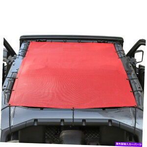 y \tggbvJo[TVF[hbV[tUVW[vO[JL 2018 4DOOR̕ی Soft Top Cover Sun Shade Mesh Roof UV Protection For Jeep Wrangler JL 2018 4Door