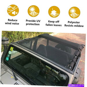 y rLjgbvTVF[hbVJo[1997N2006ÑW[vO[TJ̃\tggbvA`UV Bikini Top Sunshade Mesh Cover Soft Top Anti-UV For 1997-2006 Jeep Wrangler TJ