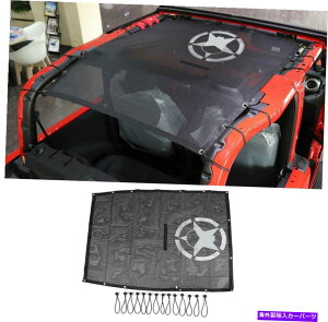 y t[t\tggbvbVTVF[hJo[W[vO[2018 2020 JL 2DOOR Full Roof Soft Top Mesh Sun Shade Cover For Jeep Wrangler 2018 2020 JL 2Door