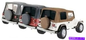 �y �����p�[�W�t�@�N�g���[�̌����\�t�g�g�b�v�t�B�b�g1988-1995�W�[�v�����O���[YJ 99617�X�p�C�X Rampage Factory Replacement Soft Top fits 1988-1995 Jeep Wrangler YJ 99617 Spice�y���s�A���i�z