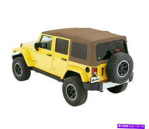 y Bestop SuperTop NX\tggbvI[N^cCAO[JK 4drpB 54823-71 Bestop Supertop NX Soft Top-Oak Tan Twill, for Wrangler JK 4dr.; 54823-71