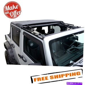 y p[W139935gCr[07-18̂߂̐܂肽݃obN\tggbv Rampage 139935 TrailView Fold-Back Soft Top for 07-18 Jeep Wrangler JK 2-Door