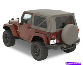 幌 2010-2018 Jeep Wrangler JK 2ドアカーキ交換ソフトトップ（51203-36） 2010-2018 Jeep Wrangler JK 2-door Khaki Replacement Soft Top (51203-36)