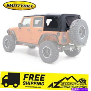 �y 10-18�W�[�v�����O���[JK 4�h�A�̂��߂�Smittybilt�̌����\�t�g�g�b�v�u���b�N�_�C�������h Smittybilt Replacement Soft Top Black Diamond for 10-18 Jeep Wrangler JK 4 Door�y���s�A���i�z