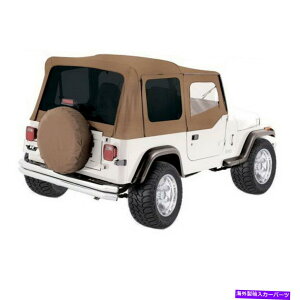 y p[W68217XpCXfj̃Zbg88-95O[YJ̃\tggbv/t[/n[hEFA Rampage 68217 Set of Spice Denim Soft Top/Frame/Hardware for 88-95 Wrangler YJ