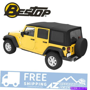 �y Bestop Sailcloth 07-09 Jeep Wrangler JKU 4 DR�̃g�b�v�F��blk�_�C�������h������ Bestop Sailcloth Replace A Top Tint Blk Diamond For 07-09 Jeep Wrangler JKU 4 Dr�y���s�A���i�z