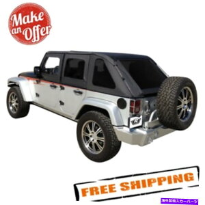�y �����p�[�W109835 07-18�̃t���[�����X�g���C���g�b�v Rampage 109835 Frameless Trail Top for 07-18 Jeep Wrangler JK Unlimited 4-Door