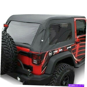 �y Jeep Wrangler 1997-2006 Rampage 109535�u���b�N�_�C�������h�t���[�����X�\�t�g�g�b�v�L�b�g For Jeep Wrangler 1997-2006 Rampage 109535 Black Diamond Frameless Soft Top Kit