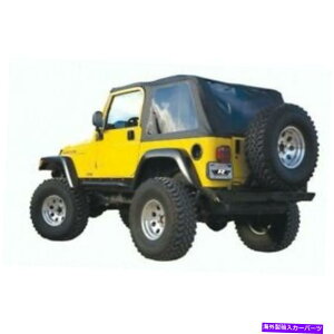 �y �����p�[�W109535�t���[�����X�{�E���X�\�t�g�g�b�v�u���b�N�_�C�������h97-06�W�[�vTJ�����O���[ Rampage 109535 Frameless Bowless Soft Top Black Diamond 97-06 Jeep TJ Wrangler
