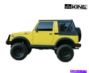 �y �v���~�A�������p�\�t�g�g�b�v�u���b�N�_�C�������h�t�������suzuki suzuki smurai Premium Replacement Soft Top Black Diamond With Tinted Window Suzuki Samurai�y���s�A���i�z