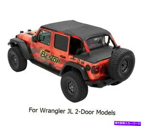 �y Bestop Header Safari�́AJeep JL 2dr�̂��߂Ƀr�L�j�g�b�v�u���b�N���g�����܂����B 52609-35 Bestop Header Safari Extended Bikini Top-Black, for Jeep JL 2dr.; 52609-35�y���s�A���i�z