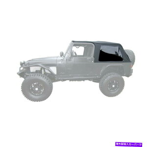 y p[W109635ubN_Cht[XgC04-06O[TJ Unlimited Rampage 109635 Black Diamond Frameless Trail Top for 04-06 Wrangler TJ Unlimited