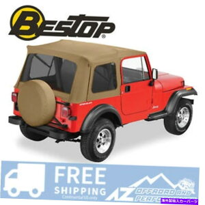y 76-95 CJ-7 / Wrangler YJ Tint Windows No Doors SpiceBestop Classic Supertop Bestop Classic Supertop For 76-95 CJ-7 / Wrangler YJ Tint Windows No Doors Spice