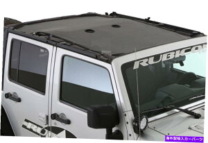 �y Smittybilt 95500�}���g�g�����b�V���V�F�[�h�g�b�v�t�B�b�g�W�[�v�����O���[JK 4DR 07-17 Smittybilt 95500 Cloak Extended Mesh Shade Top Fits Jeep Wrangler JK 4Dr 07-17�y���s�A���i�z