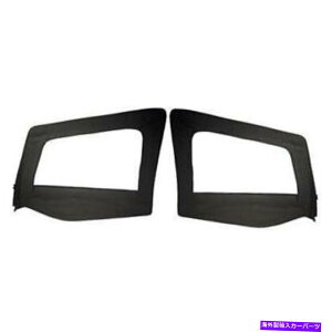 y p[WhAXL - ubNfjtBbg1997-2006W[vO[TJ LJ 89715 Rampage Door Skins - Black Denim fits 1997-2006 Jeep Wrangler TJ LJ 89715