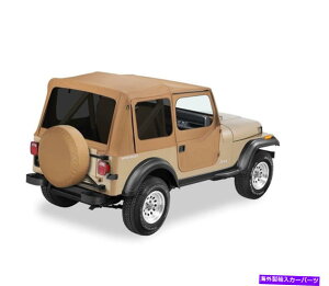 �y Bestop PN 51123-37�X�p�C�X�̏_�炩���g�b�v��u��������W�[�v�����O���[YJ 88-95 Bestop PN 51123-37 Replace-A-Top Soft Top in Spice Fits Jeep Wrangler YJ 88-95�y���s�A���i�z